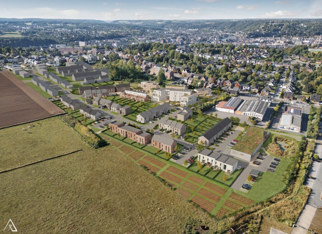 Vue globale du projet de la Sablière