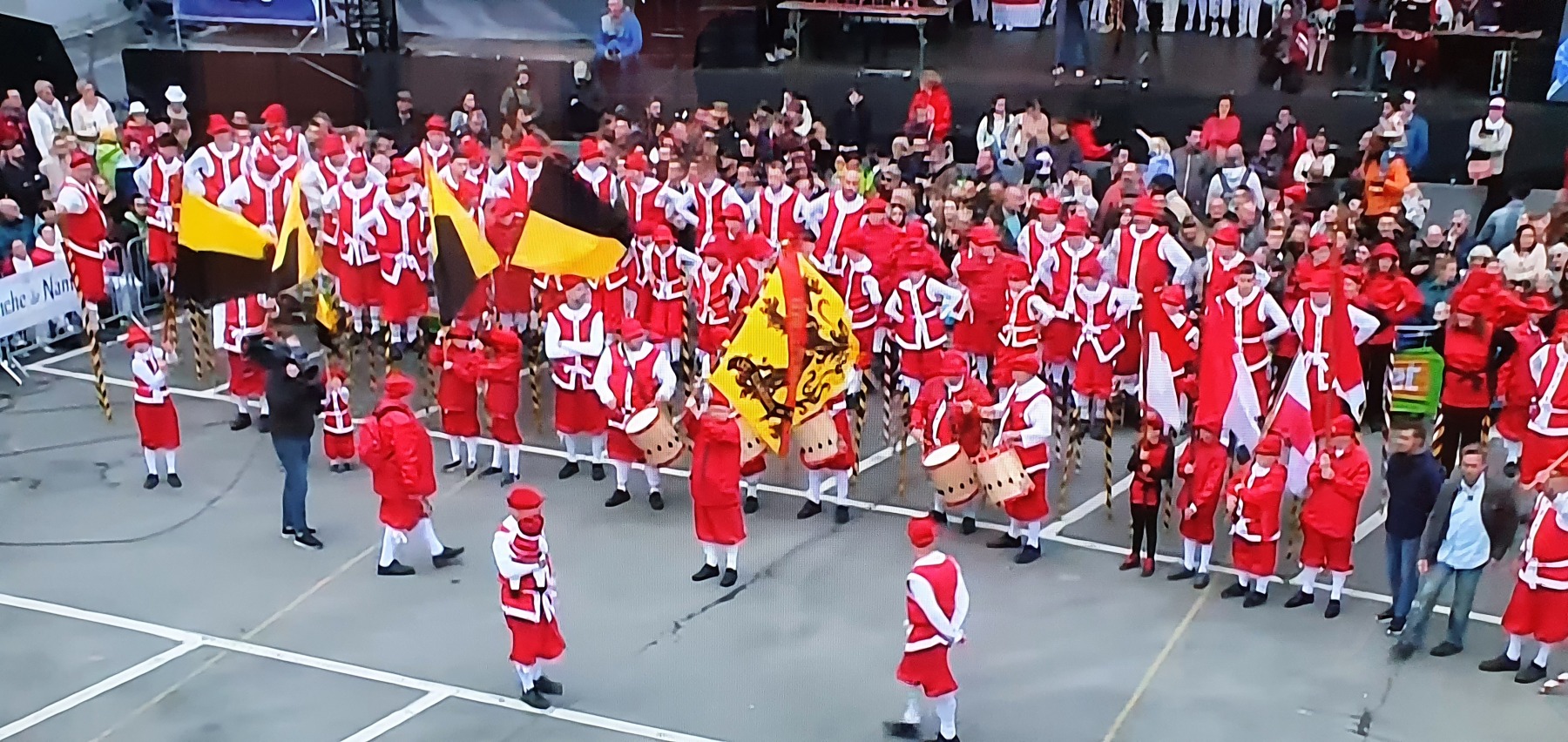 Nos amis de l’association Lafayette – Namur en visite lors des Fêtes de Wallonie