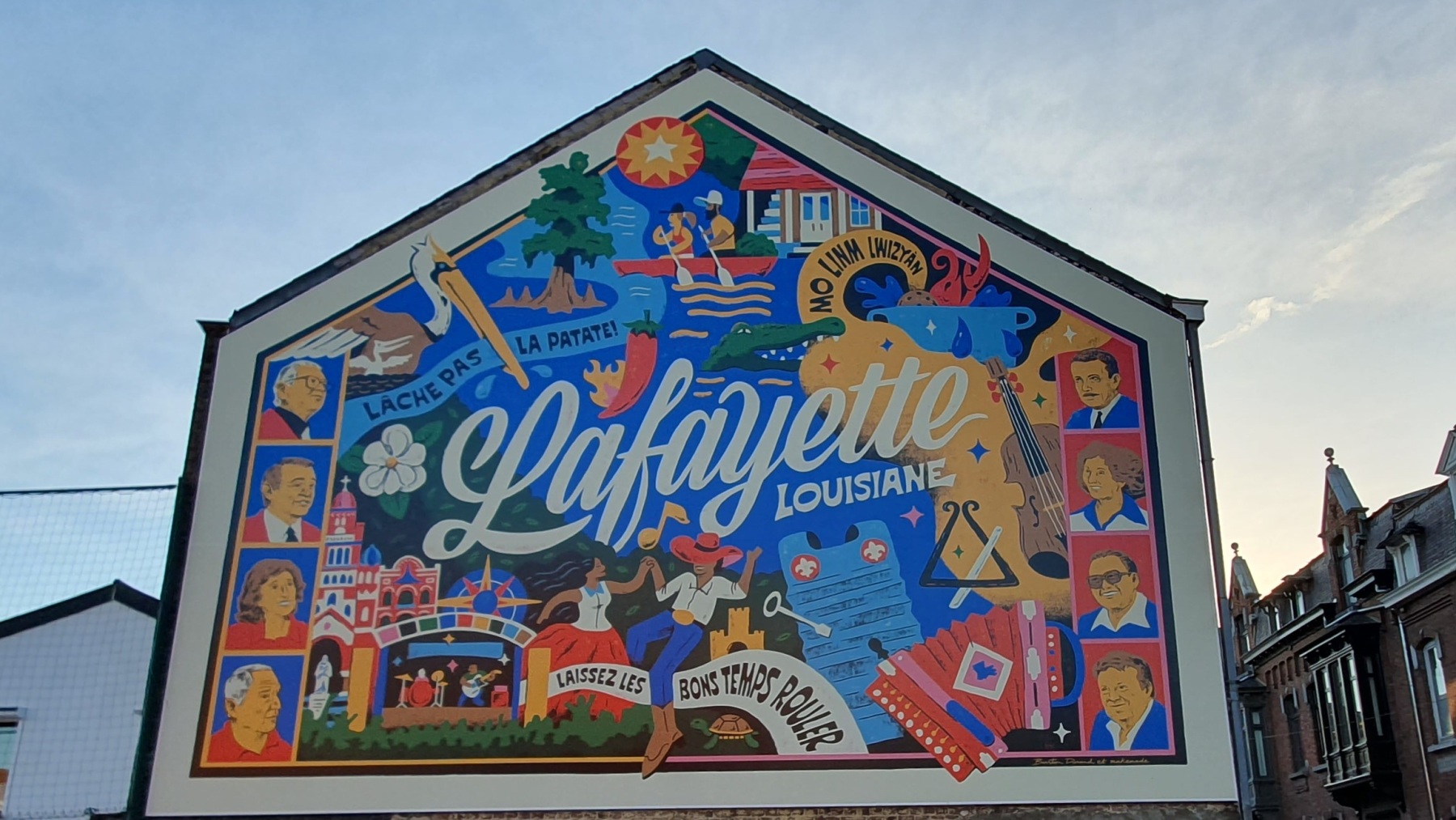 Une fresque Lafayette à Namur