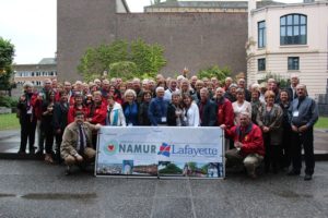 Réception à Namur, pour l’Acadiana Cup Golf