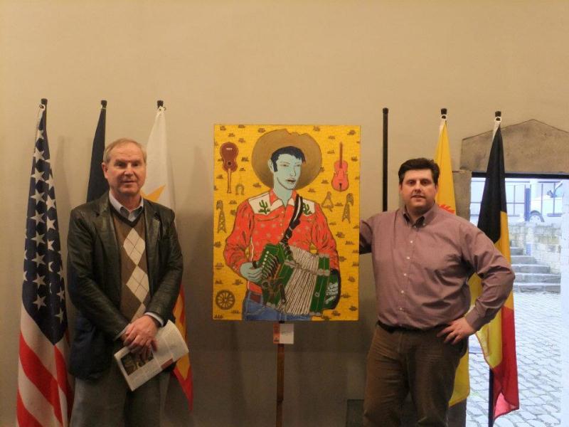 2011 : Francis X. Pavy expose à Namur