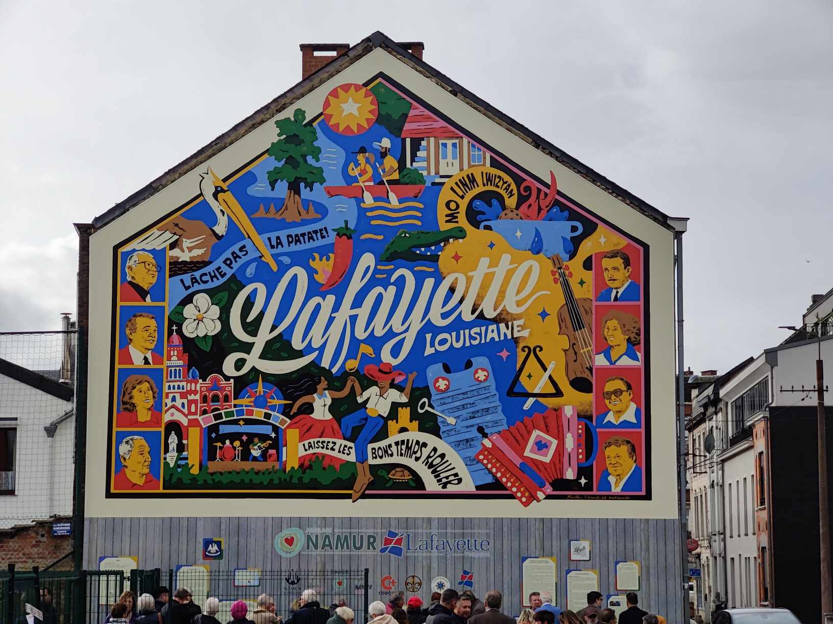 2023 - Fresque Lafayette inauguration